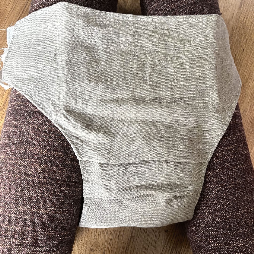 Uitvaart ondergoed antilek broekje unisex kleding voor crematie natuurbegrafenis onderbroekje pants linnen biologisch